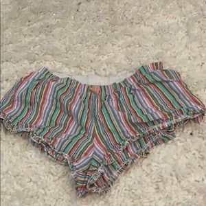 FREE WHEN BUNDLED! Striped sleep shorts!